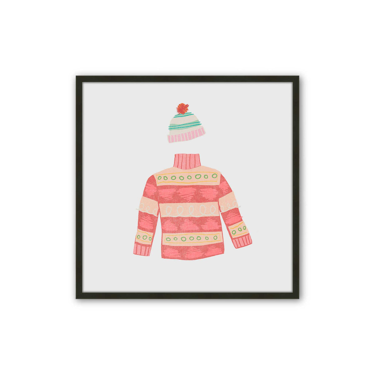 Cozy Knit Christmas, Set of 4 Paper Prints