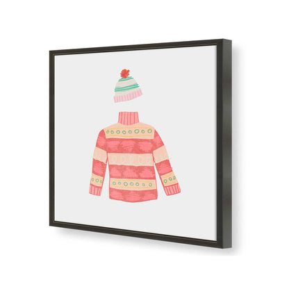 [Color:Satin Black], Picture of art in a Satin Black frame of the corner