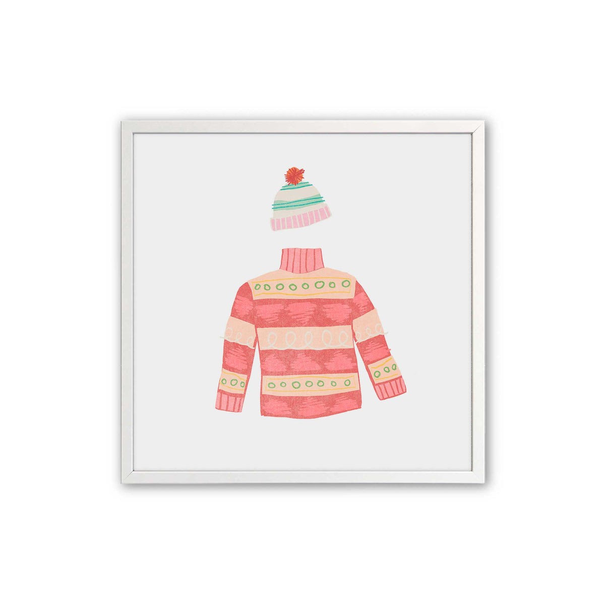 Cozy Knit Christmas, Set of 4 Paper Prints