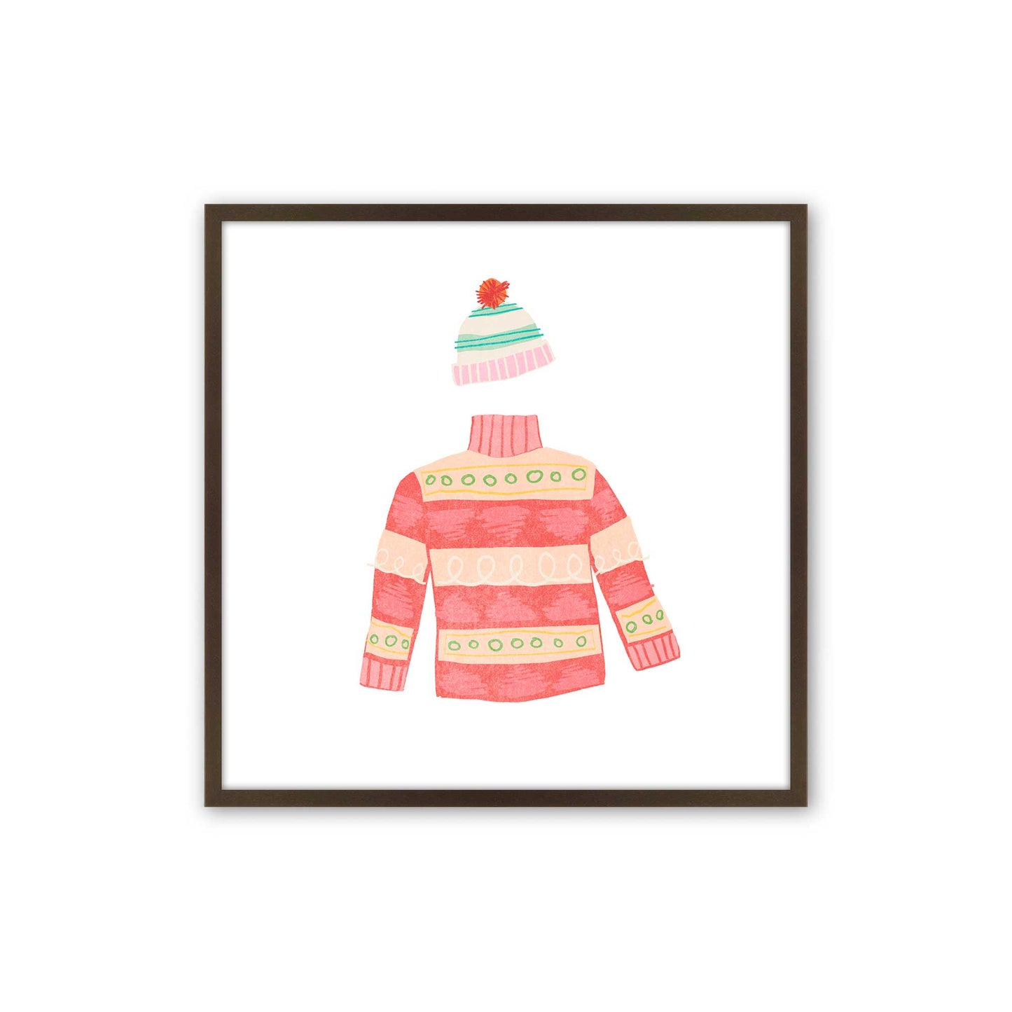 Cozy Knit Christmas, Set of 4 Paper Prints