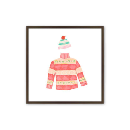 Cozy Knit Christmas, Set of 4 Paper Prints