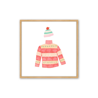 Cozy Knit Christmas, Set of 4 Paper Prints