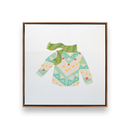Cozy Knit Christmas, Set of 4 Canvas Prints