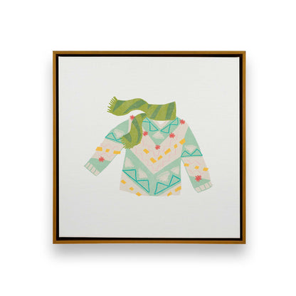 Cozy Knit Christmas, Set of 4 Canvas Prints