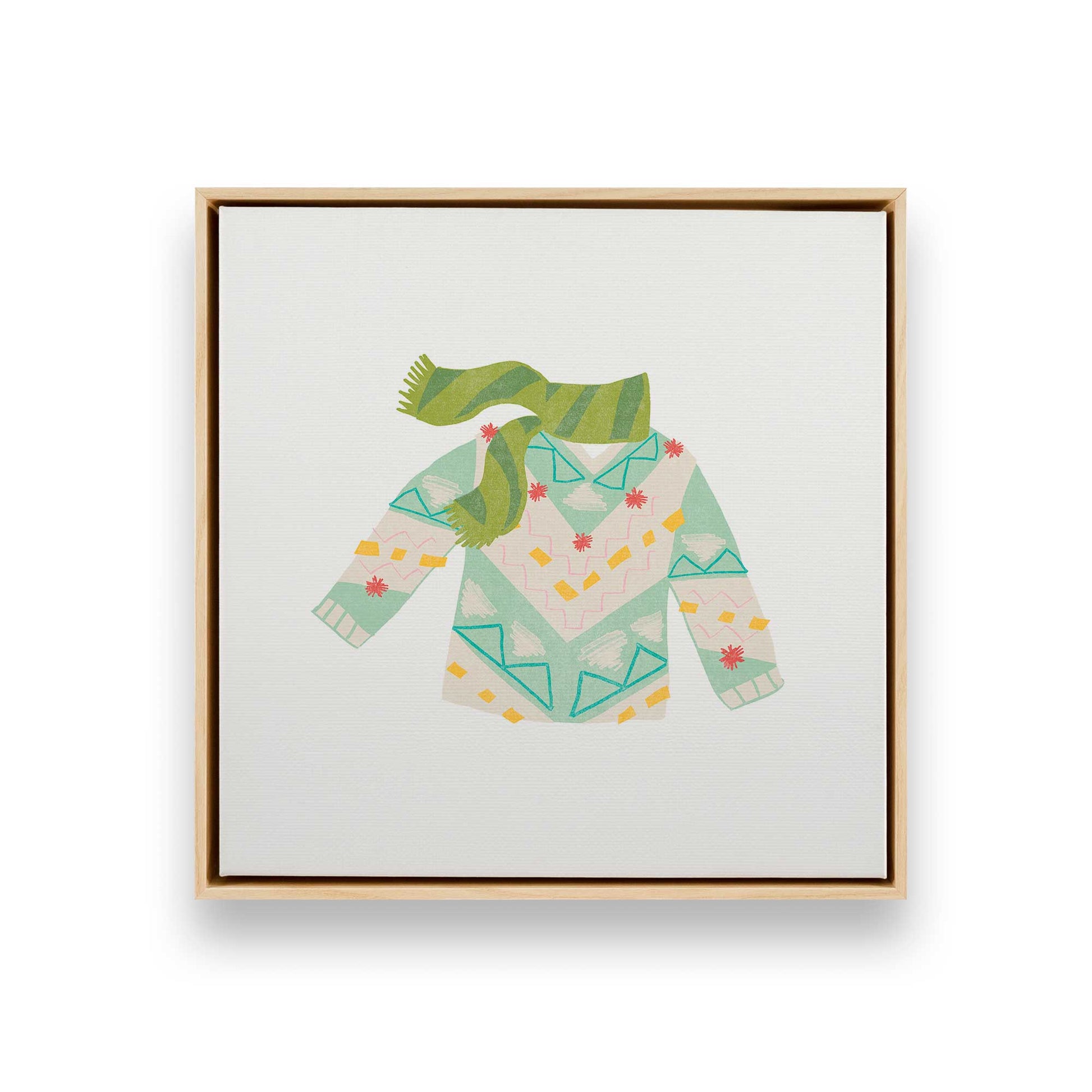 [Color:American Maple], Picture of art in an American Maple frame