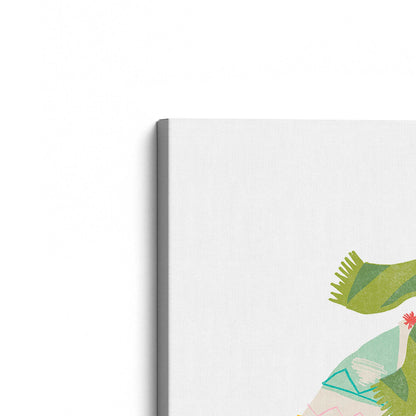 [Color:Stretched Canvas], Picture of the corner of the art