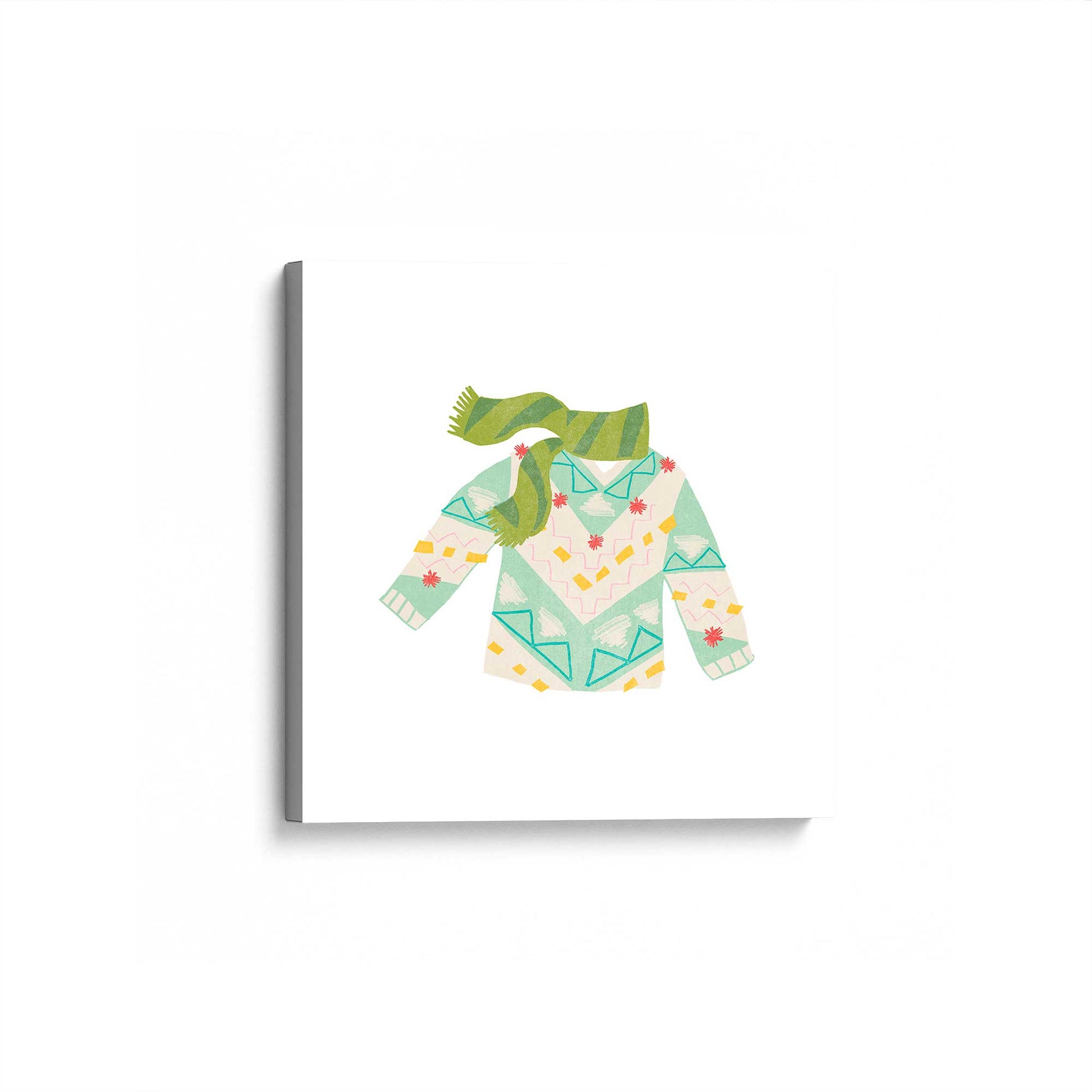 [Color:Stretched Canvas], Picture of art at an angle