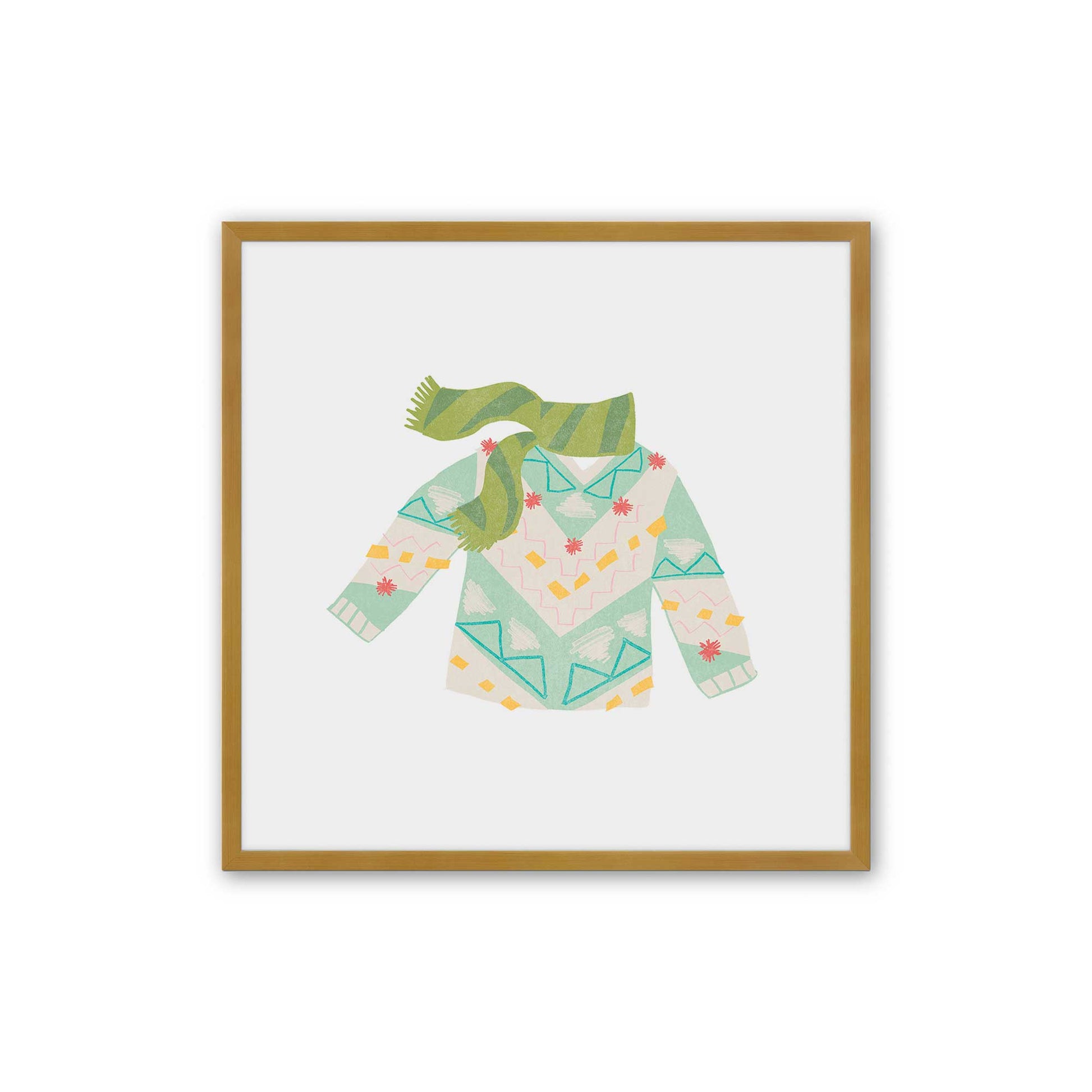 [Color:Polished Gold], Picture of art in a Polished Gold frame