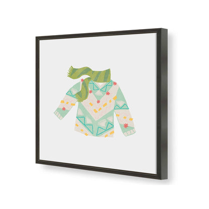 [Color:Satin Black], Picture of art in a Satin Black frame of the corner