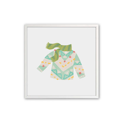 [Color:Opaque White], Picture of art in an Opaque White frame