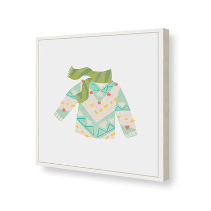 [Color:Opaque White], Picture of art in a Opaque White frame of the corner