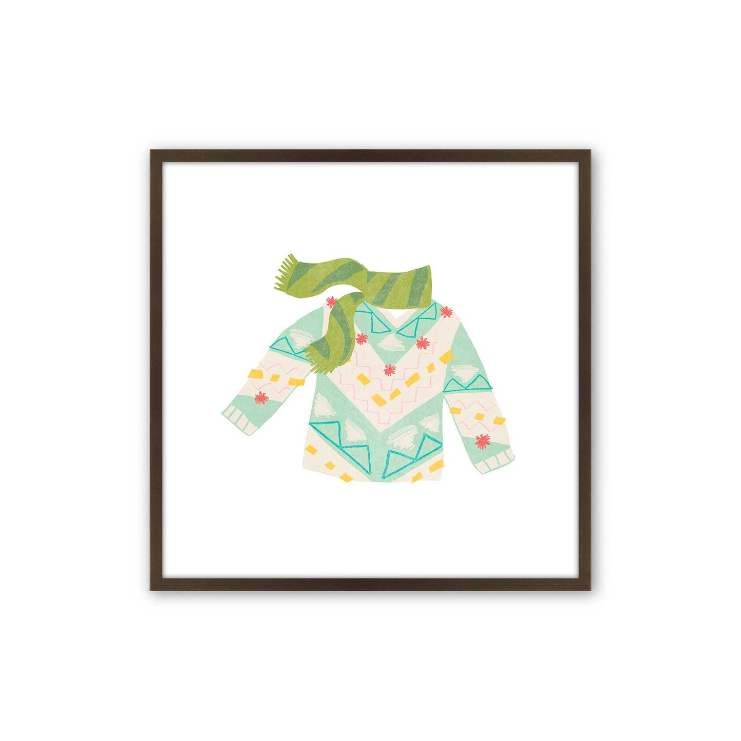 Cozy Knit Christmas, Set of 4 Paper Prints