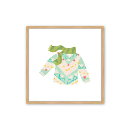 Cozy Knit Christmas, Set of 4 Paper Prints