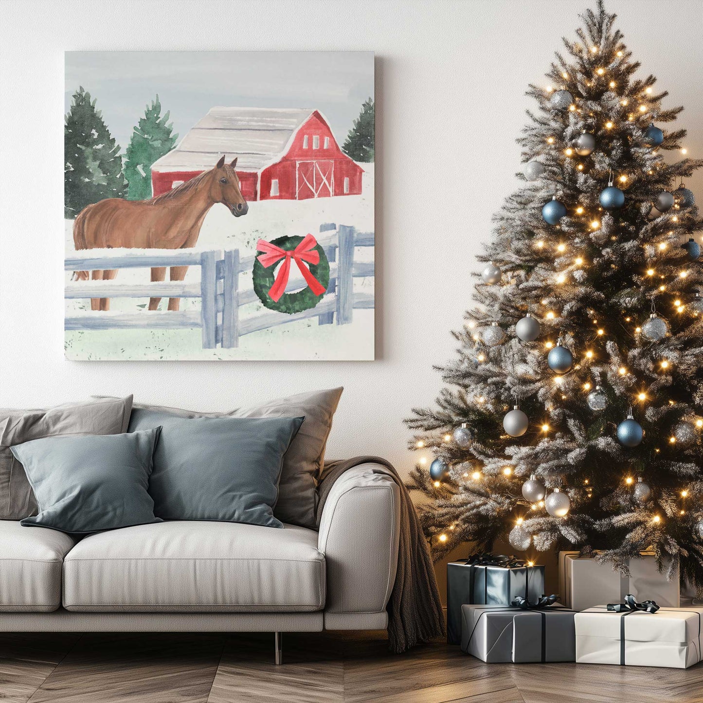 Picture of art in a room