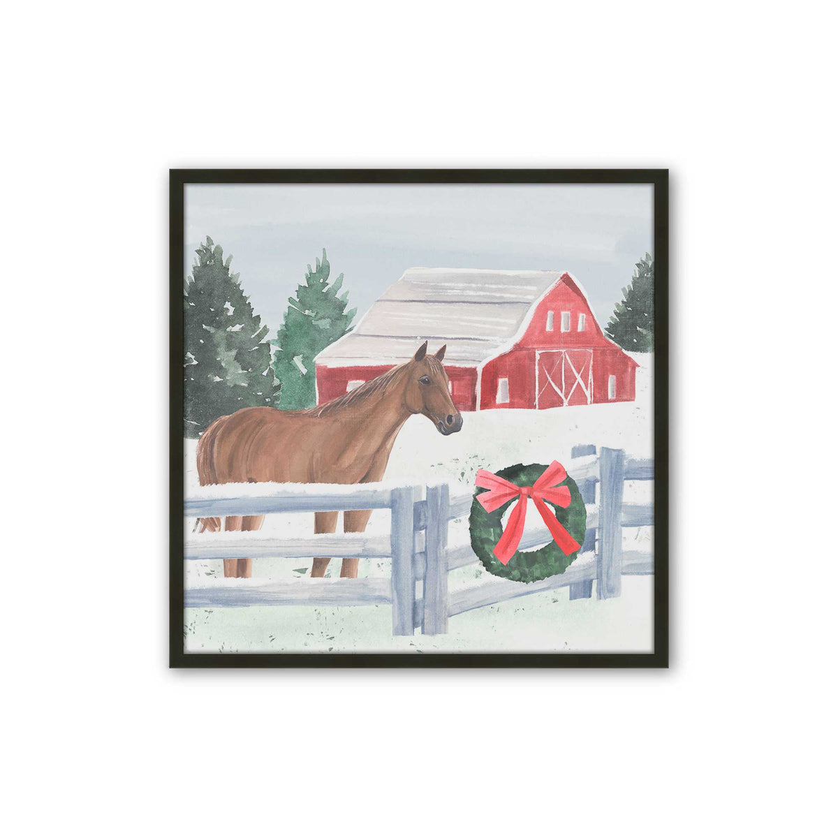 [Color:Satin Black], Picture of art in a Satin Black frame