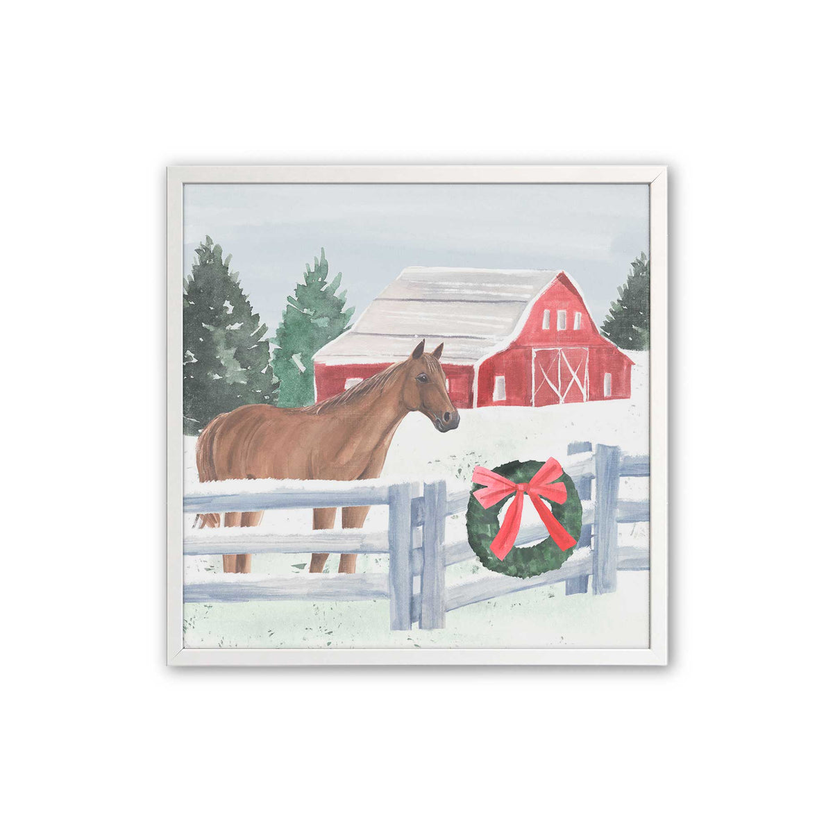 [Color:Opaque White], Picture of art in an Opaque White frame