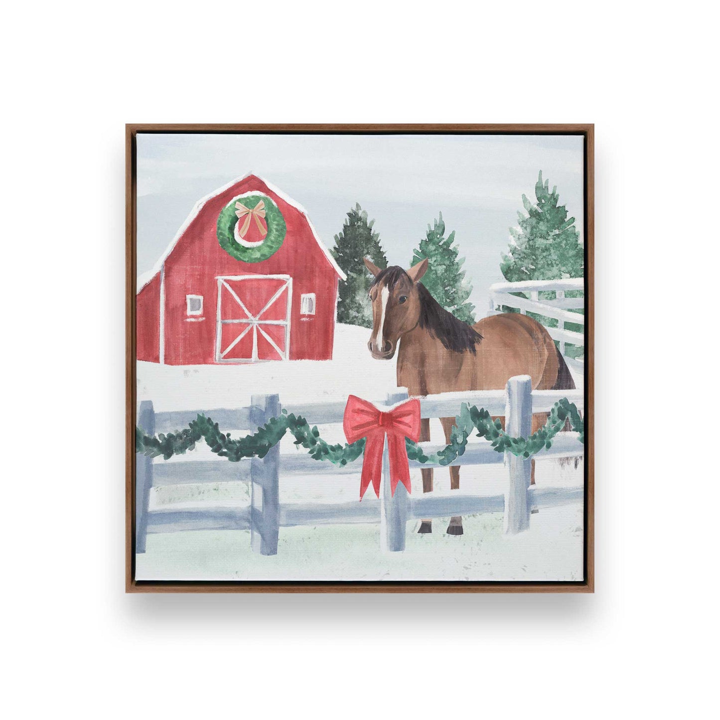 [Color:Walnut], Picture of art in a Walnut frame