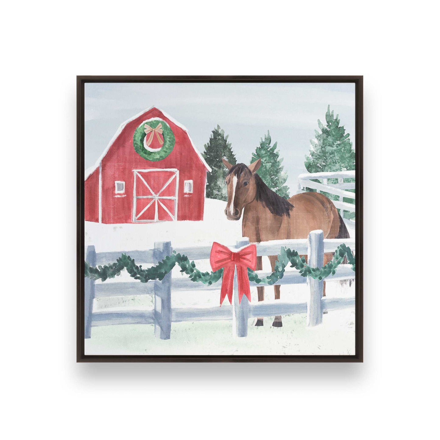 [Color:Espresso], Picture of art in an Espresso frame