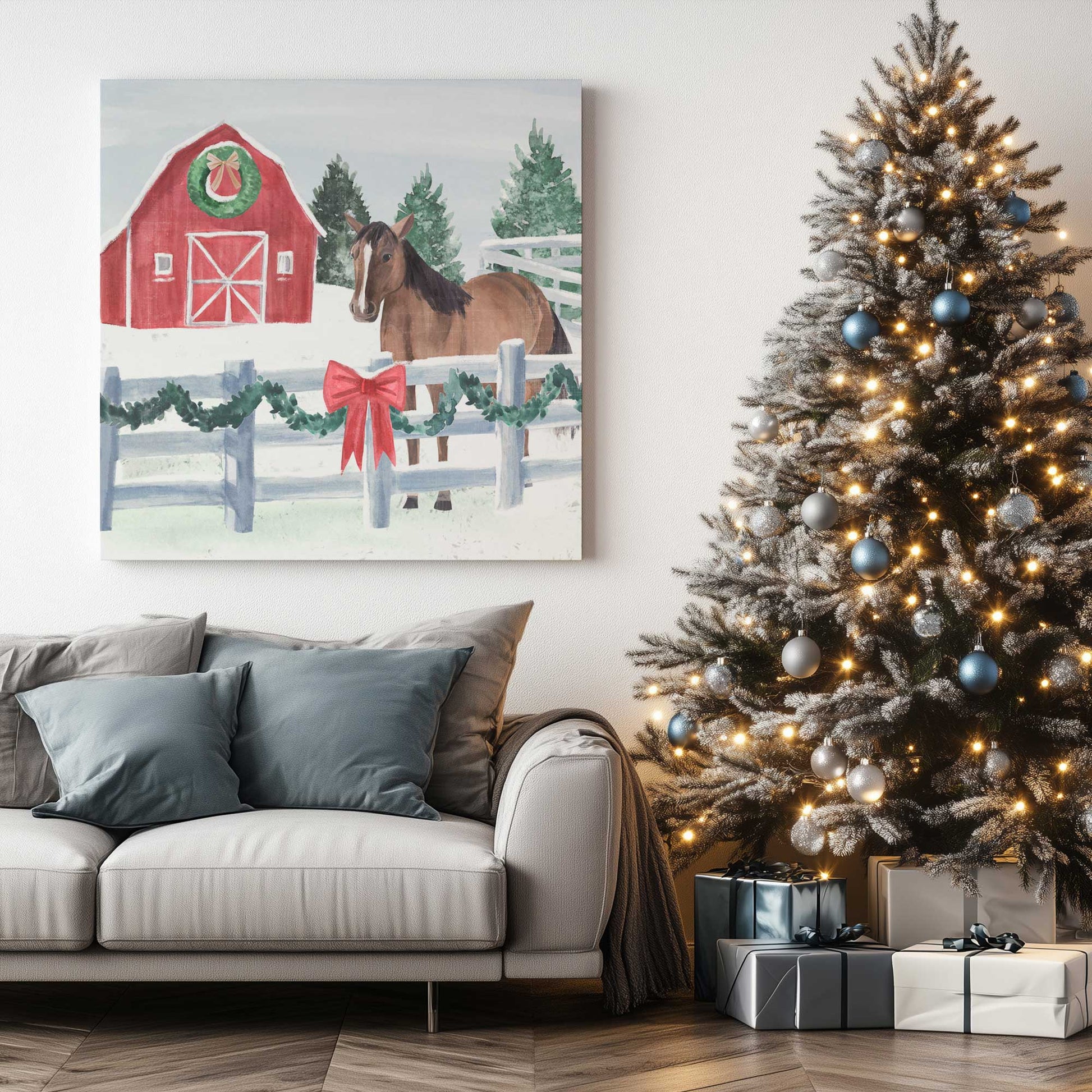 Picture of art in a room