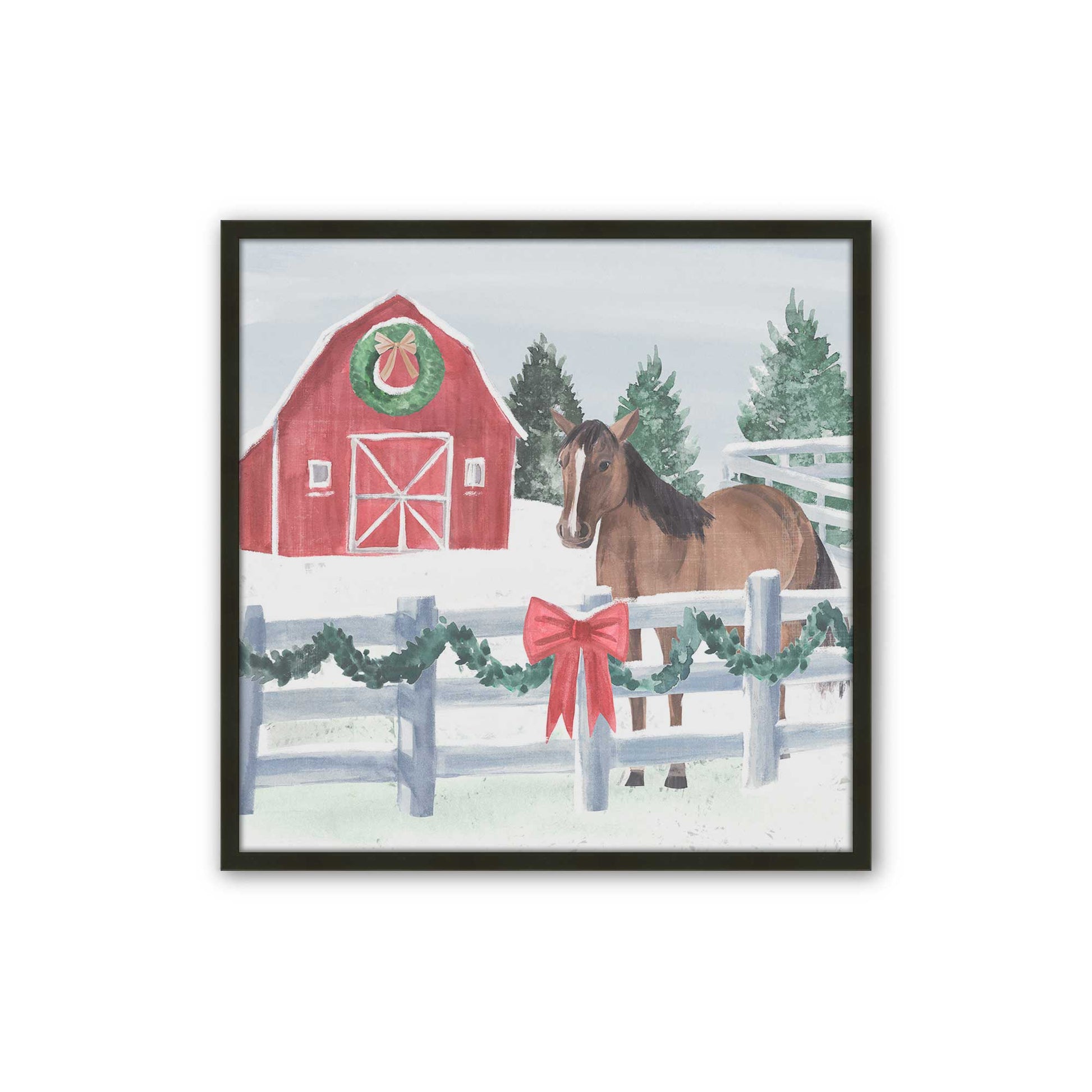 [Color:Satin Black], Picture of art in a Satin Black frame