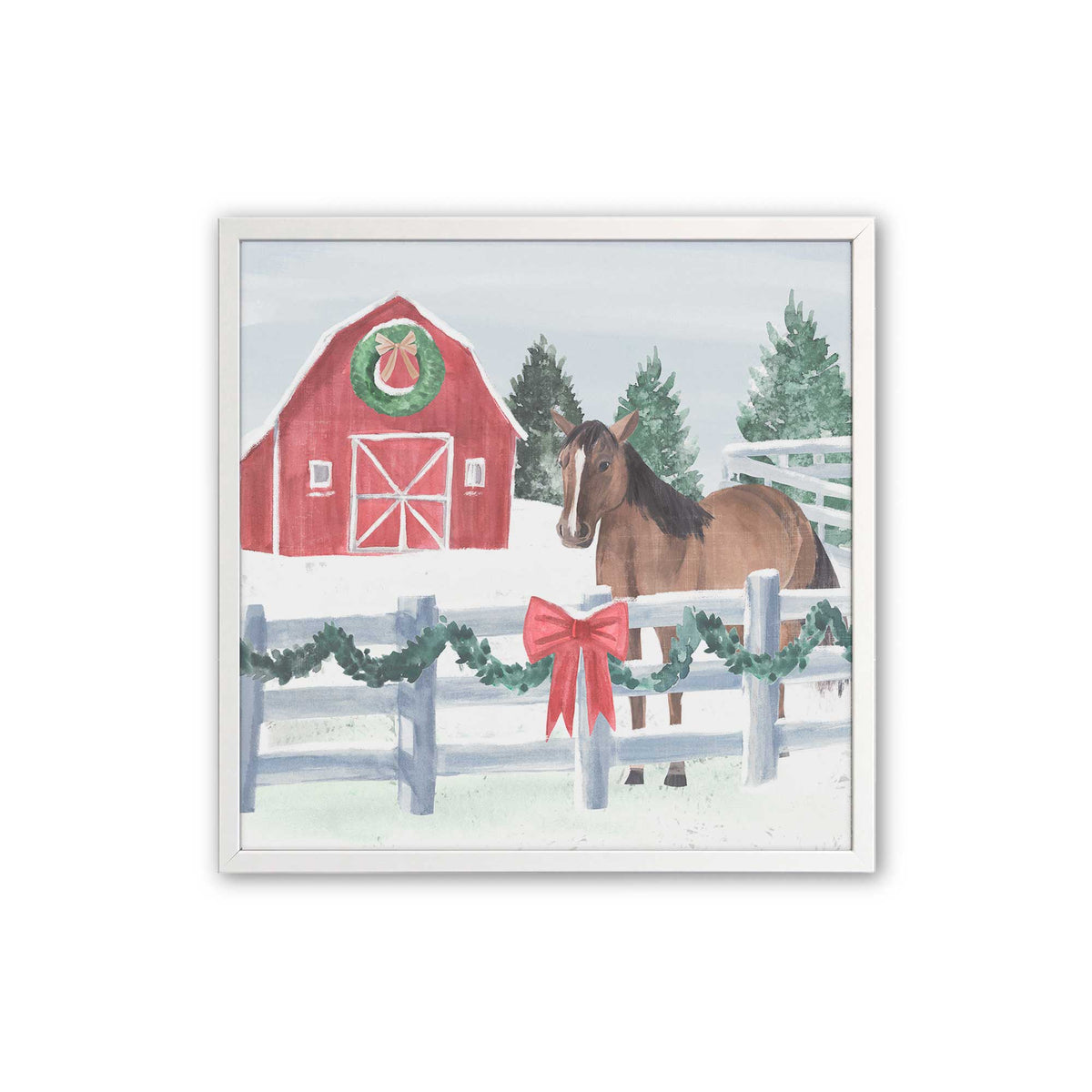 [Color:Opaque White], Picture of art in an Opaque White frame