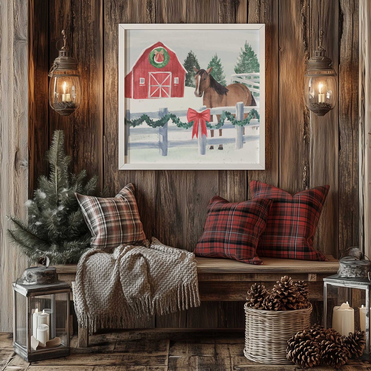 Picture of art in a room