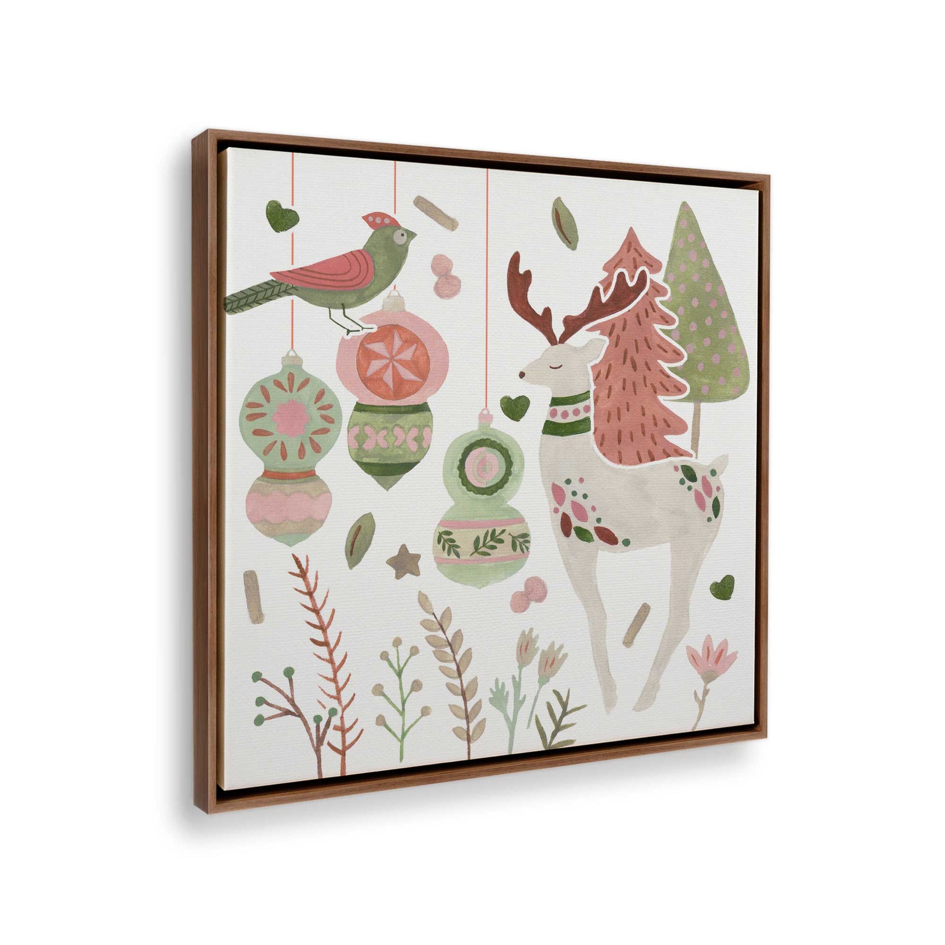 [Color:Walnut], Picture of the corner of the art