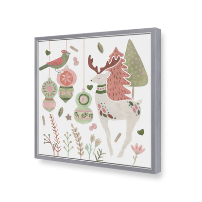 [Color:Polished Chrome], Picture of art in a Polished Chrome frame of the corner