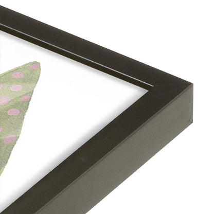 [Color:Satin Black], Picture of art in a Satin Black frame at an angle