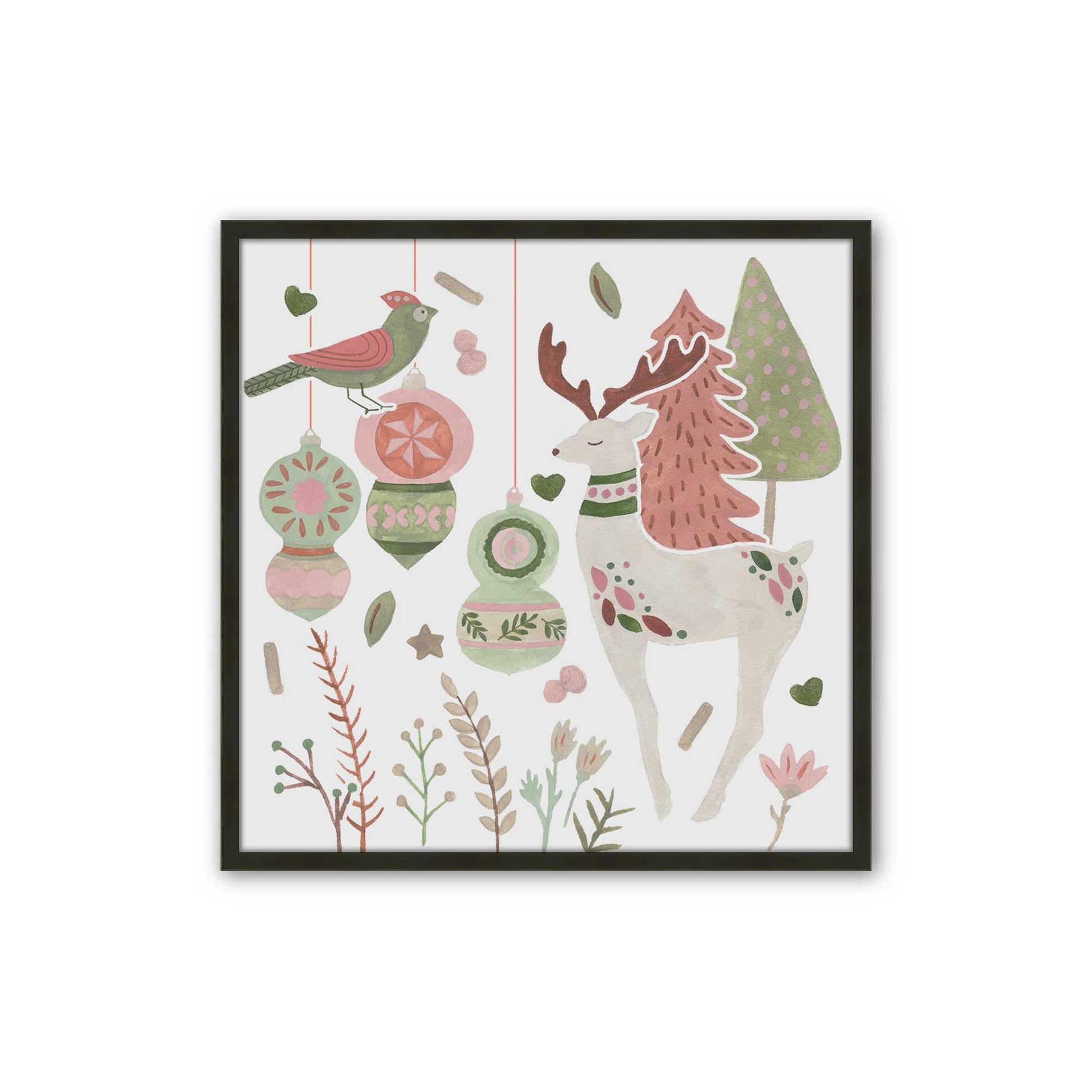 [Color:Satin Black], Picture of art in a Satin Black frame