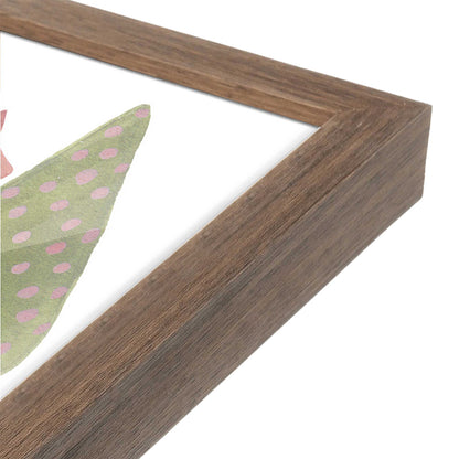 [Color:Walnut], Picture of art in a Walnut frame at an angle