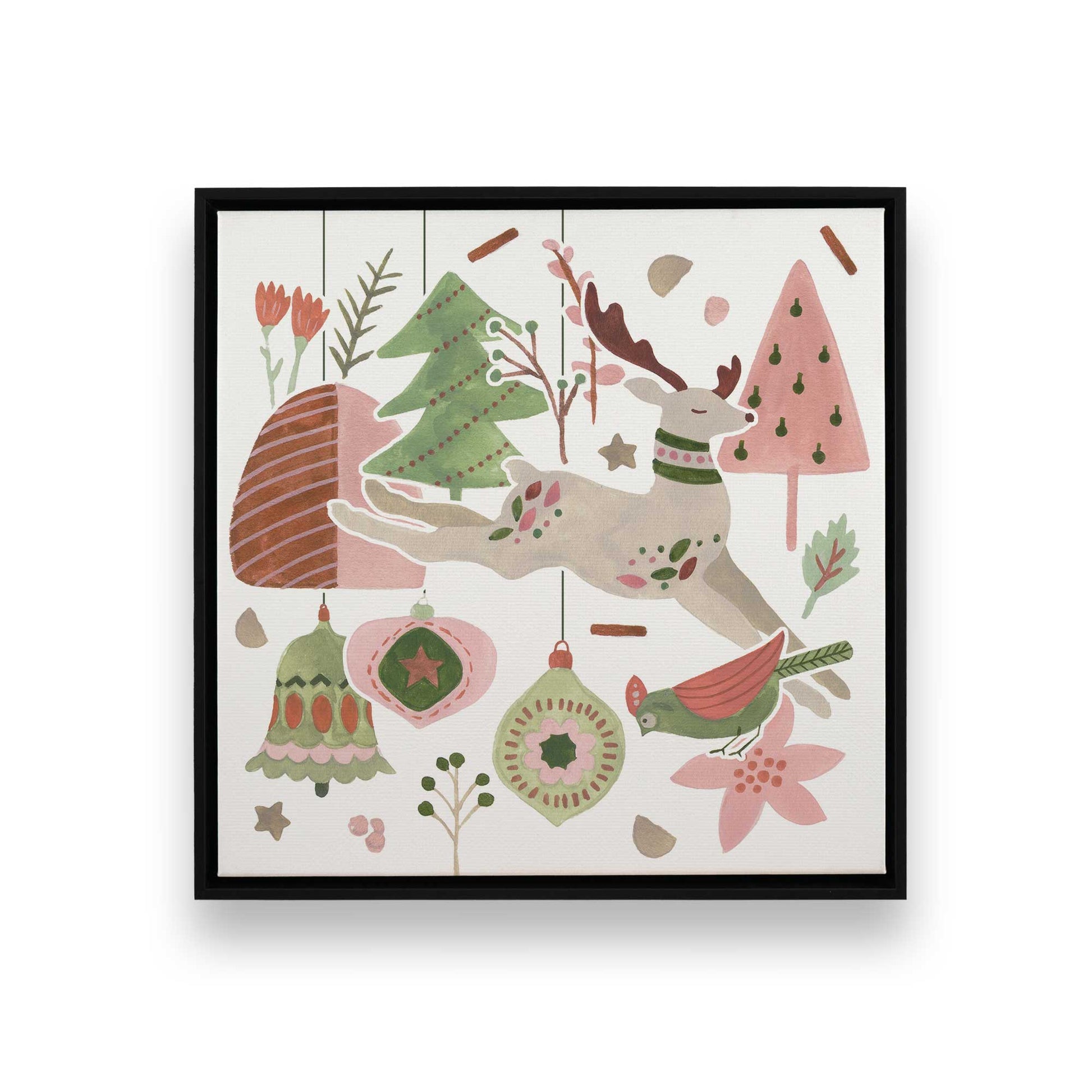 [Color:Satin Black], Picture of art in a Satin Black frame