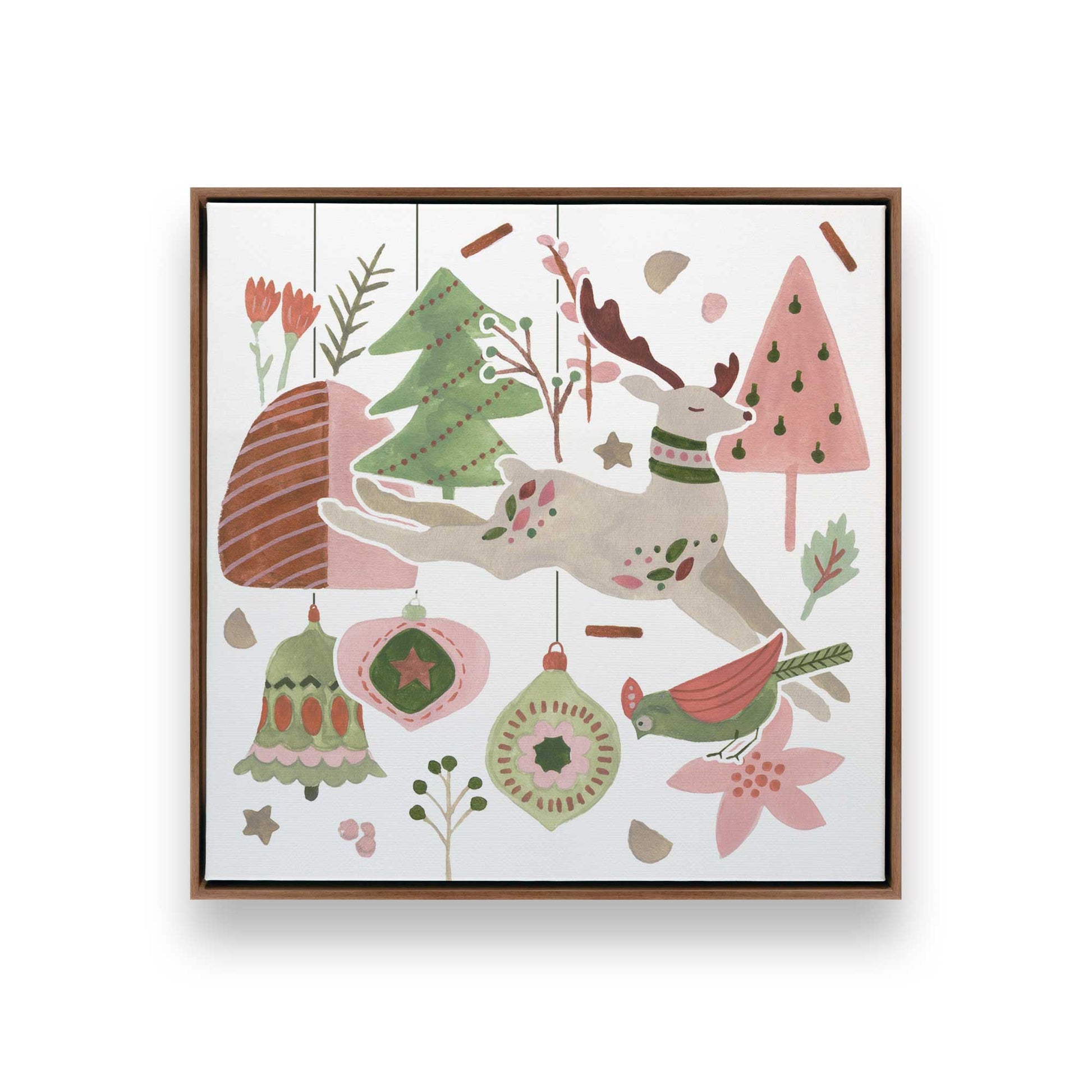 [Color:Walnut], Picture of art in a Walnut frame