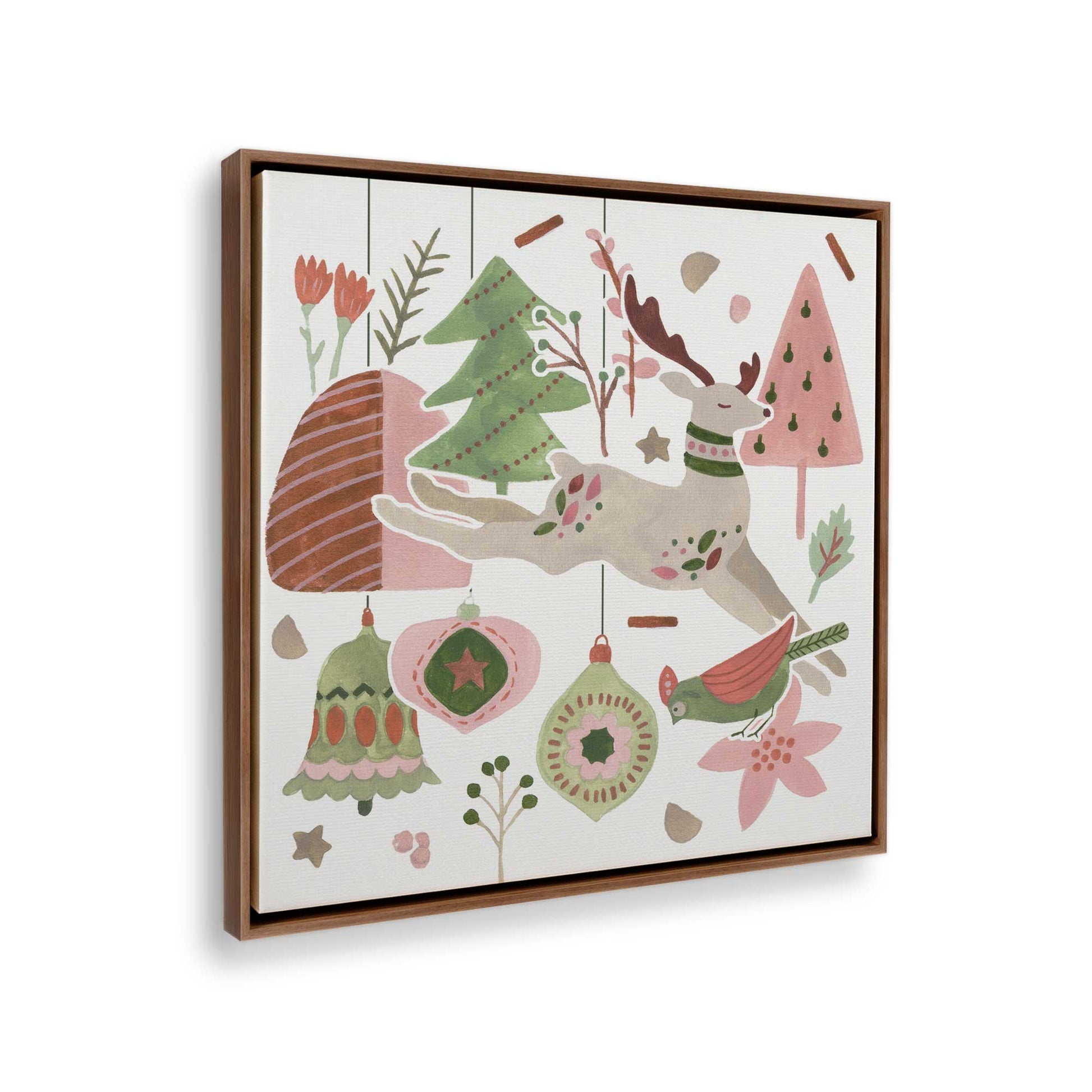 [Color:Walnut], Picture of the corner of the art