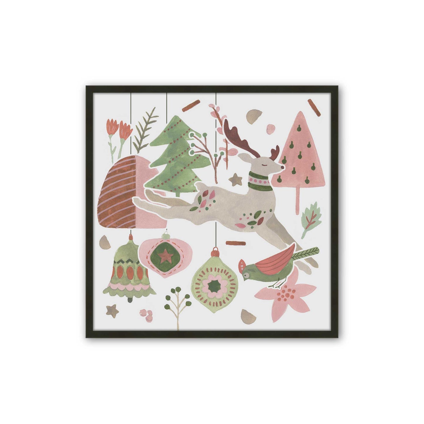 [Color:Satin Black], Picture of art in a Satin Black frame