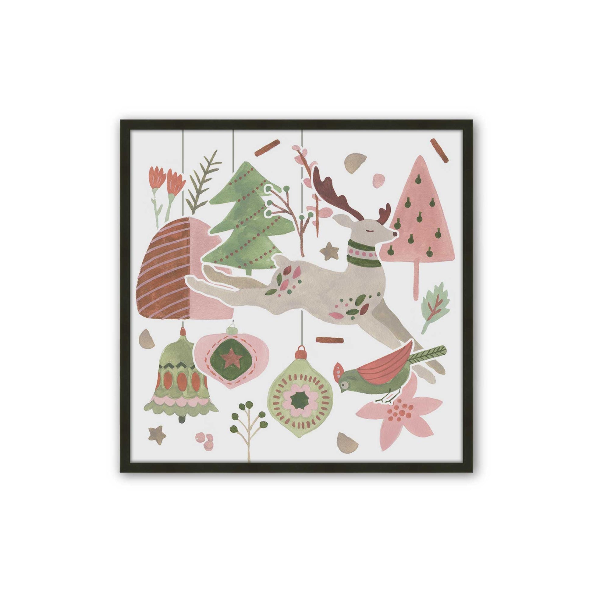 [Color:Satin Black], Picture of art in a Satin Black frame