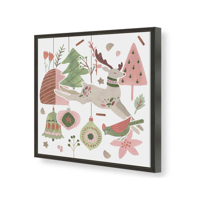 [Color:Satin Black], Picture of art in a Satin Black frame of the corner