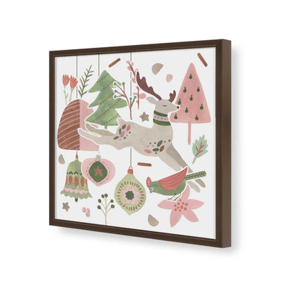 [Color:Espresso], Picture of art in a Espresso frame of the corner