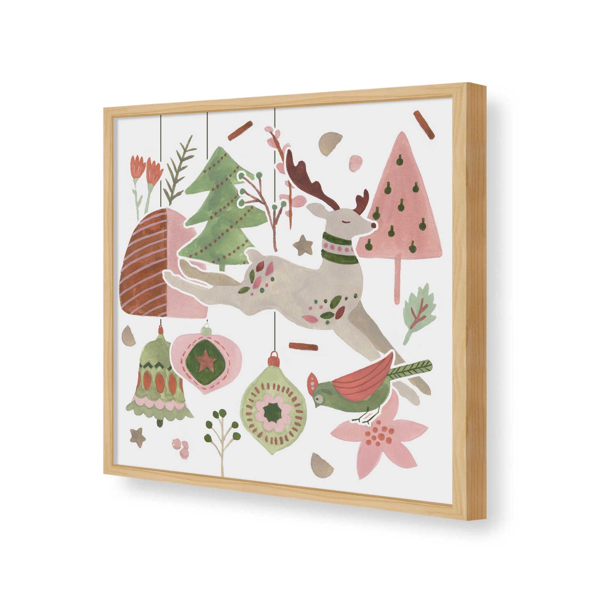 [Color:Espresso], Picture of art in a Espresso frame of the corner