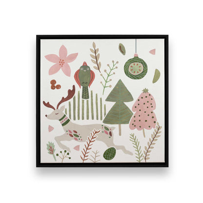 Merry Forest Friends, Set of 3 Canvas Prints