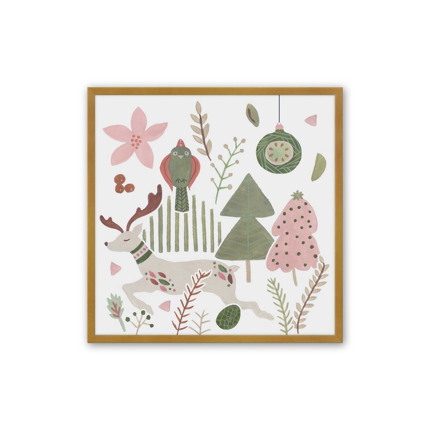 Merry Forest Friends, Set of 3 Paper Prints