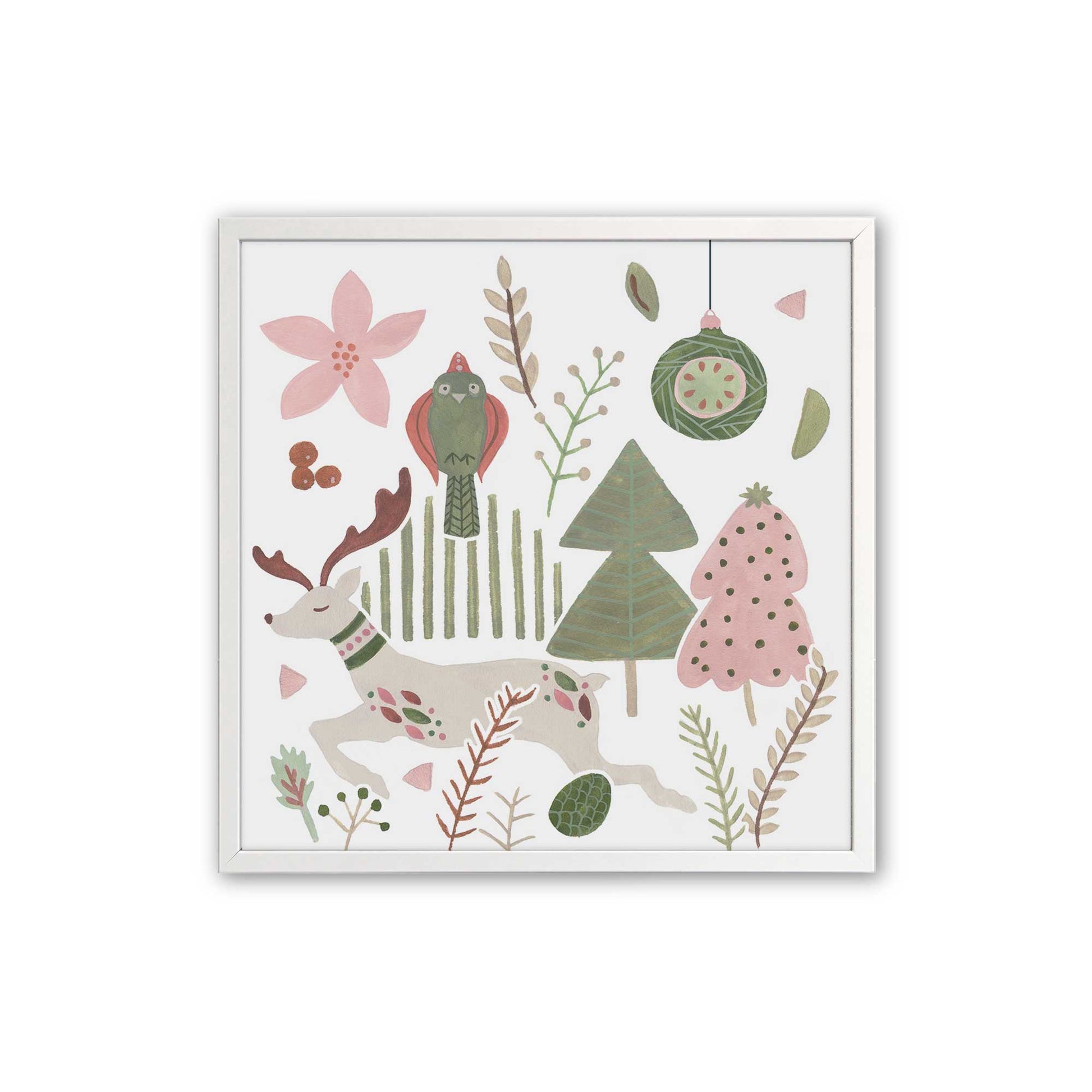 [Color:Opaque White], Picture of art in a Opaque White frame