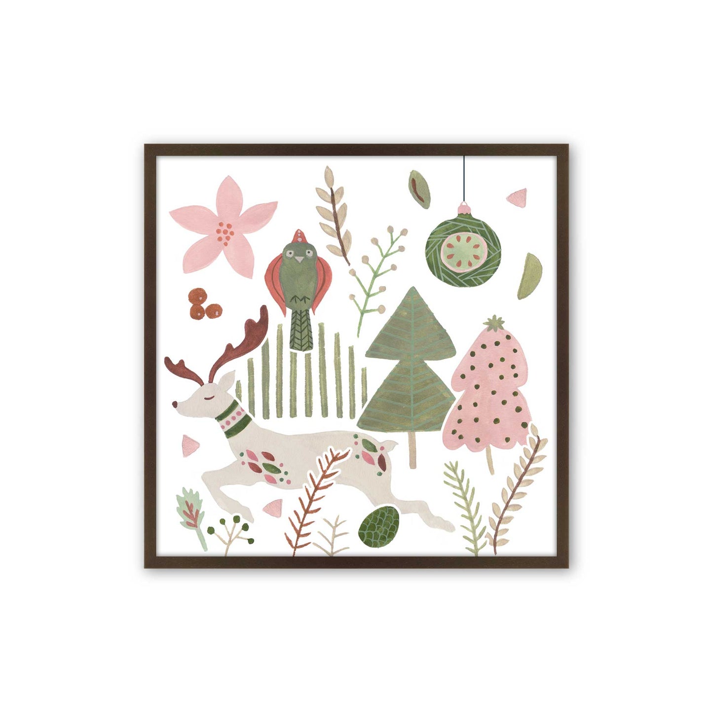 Merry Forest Friends, Set of 3 Paper Prints