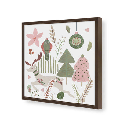 [Color:Espresso], Picture of art in a Espresso frame of the corner