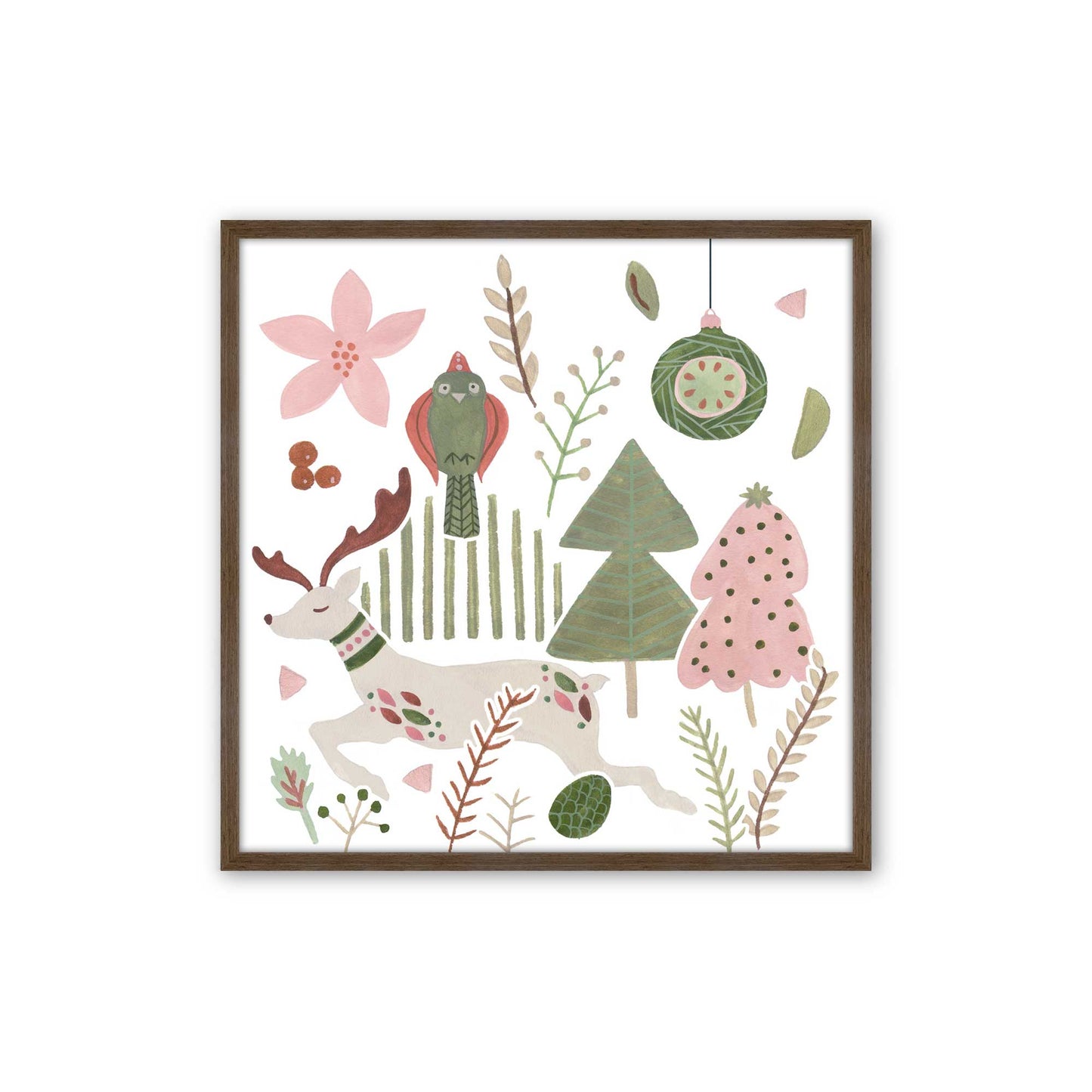 Merry Forest Friends, Set of 3 Paper Prints