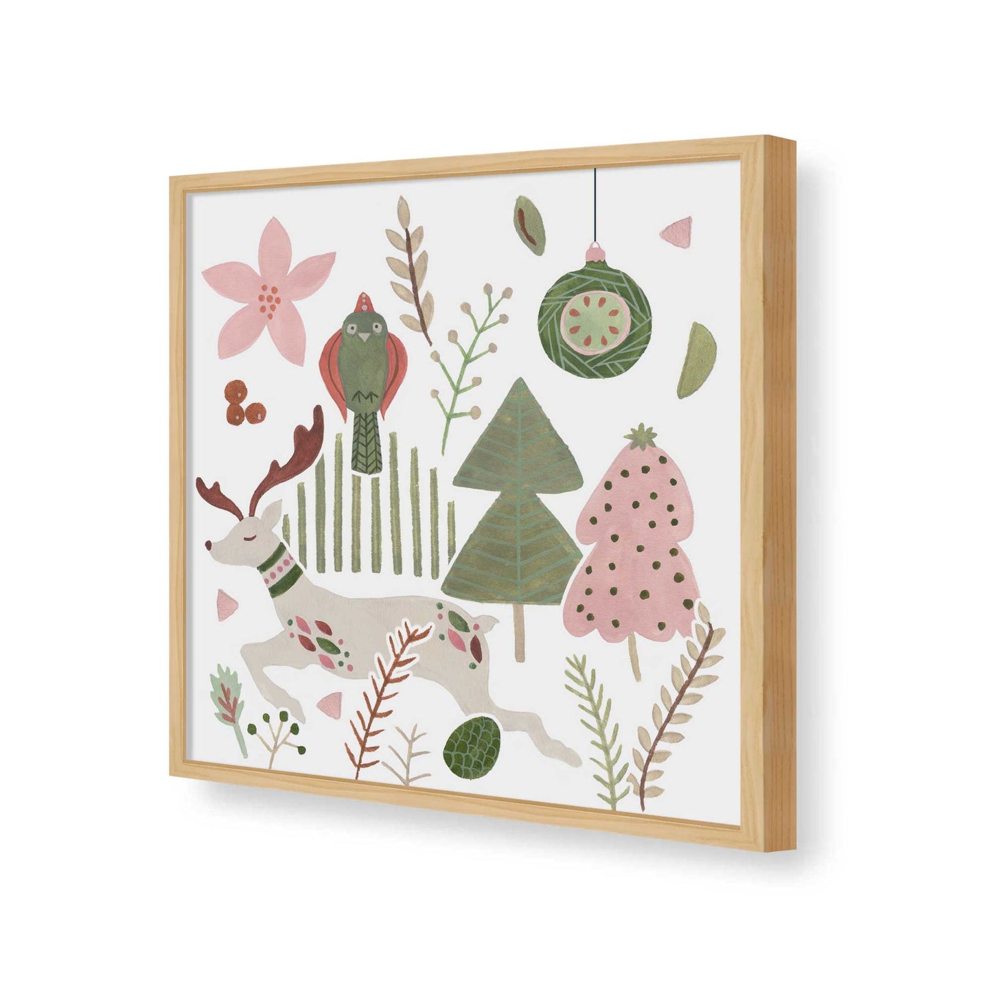 [Color:Espresso], Picture of art in a Espresso frame of the corner