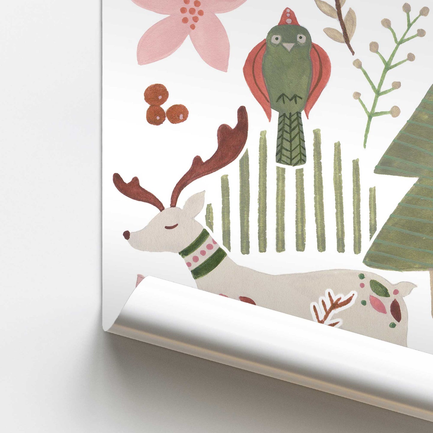 [Color:Rolled Print], Picture of close up of art