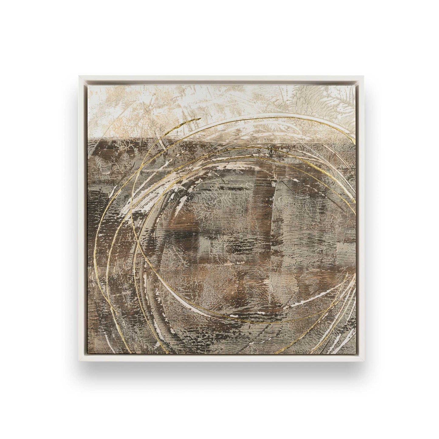[Color:Opaque White], Picture of art in a White frame