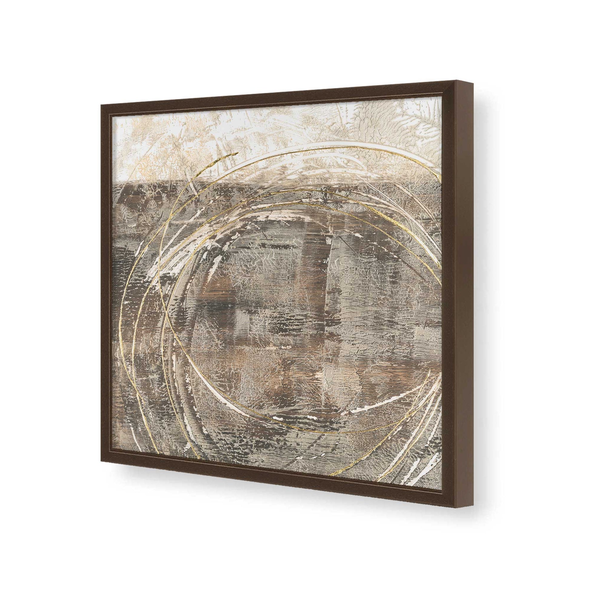 [Color:Espresso], Picture of art in a Espresso frame of the corner