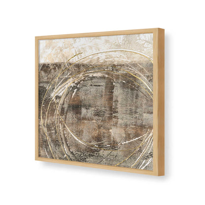 [Color:Espresso], Picture of art in a Espresso frame of the corner